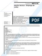 NBR 08196 - Desenho Tecnico - Emprego de Escalas PDF