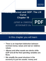 Money, Interest and GDP: The LM Curve: Lipsey & Chrystal Economics 13E