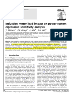 Impact of induction motor loads on power system stability analysis