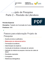 A Revisão da Literatura