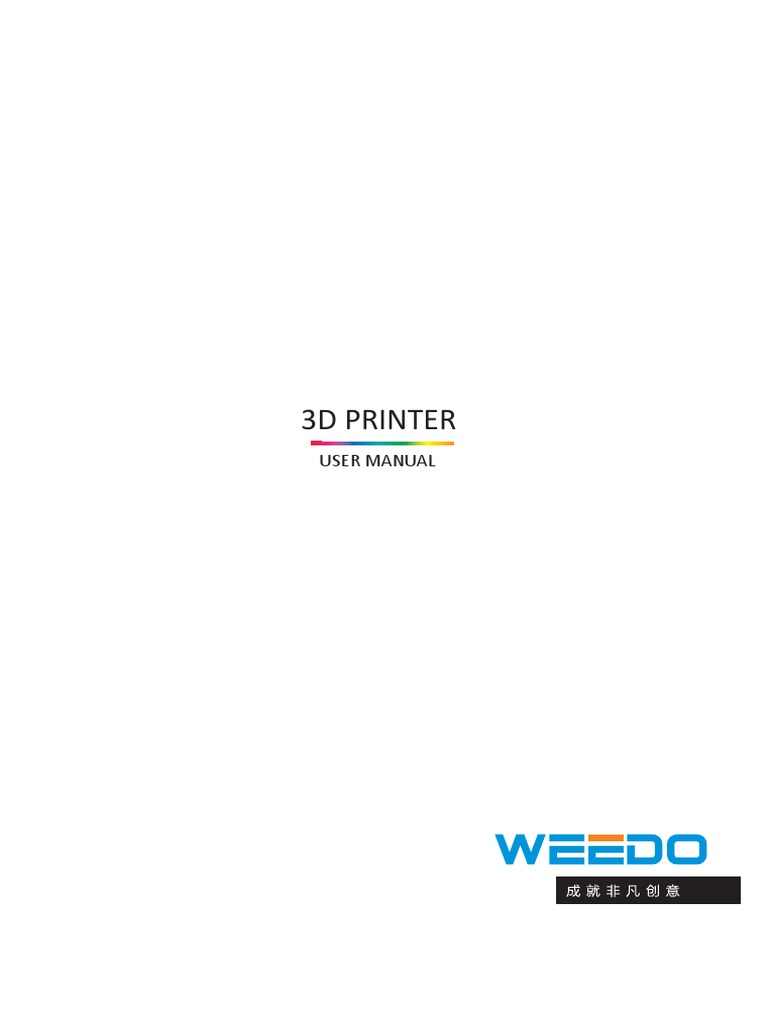 Weedo f152 Manual en | PDF | 3 D Printing | Button (Computing)