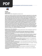 Problems faced in HRM in Bangladesh and The interview encounter