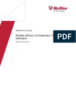 Mcafee Epolicy Orchestrator 5.1.0 Software: Reference Guide