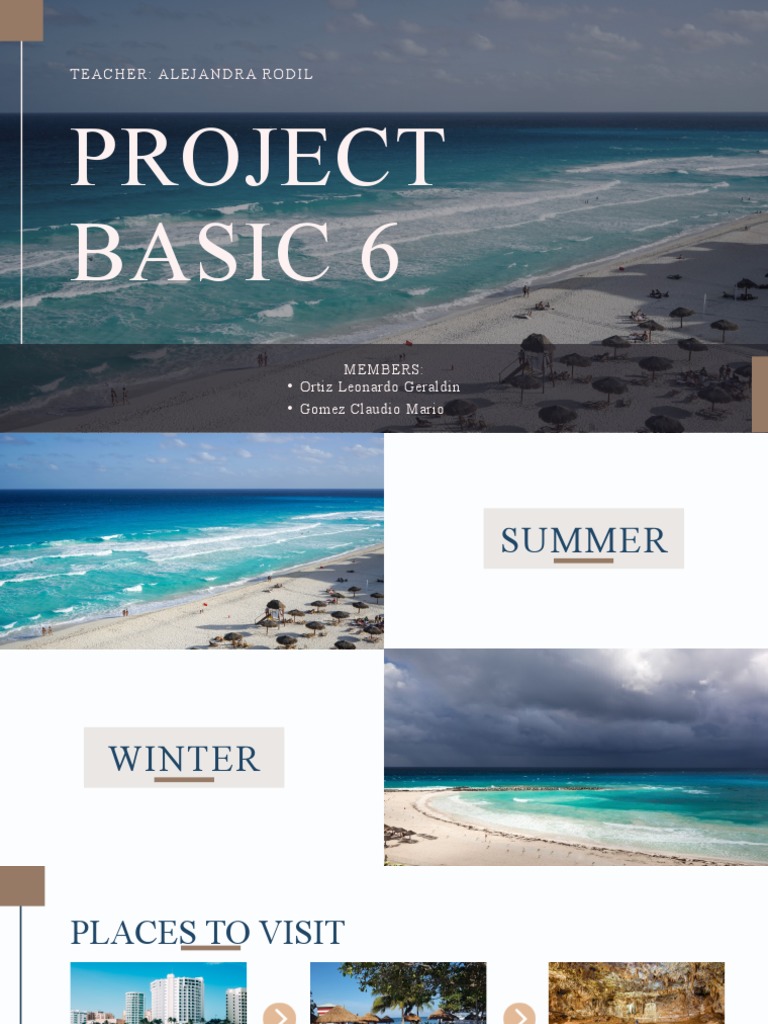 Project Basic 6: Teacher: Alejandra Rodil | PDF