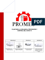 Plan para Vigilancia, Prevencion y Control de Covid-19-Promec Ventas y Servicios SRL