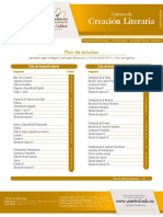 Plan Estudios Carrera Creacion Literaria 23 04 20 PDF