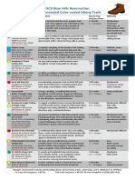 Blue Hills Color Coded Hiking Trails 