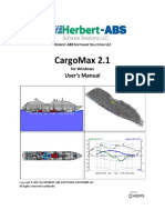 Cargomax 2.1: User'S Manual