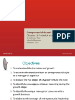 Entrepreneurial Growth and Exit Strategies: Chapter 11 Frederick Et Al