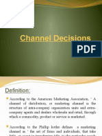 Channel Distribution