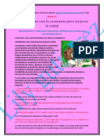 Contribuimos Con La Economía para Mejorar La Salud