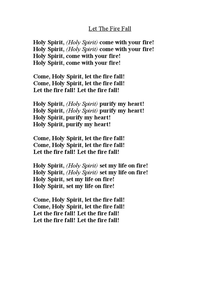 Let The Fire Fall PDF