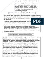 Teoria de Las Sutuaciones Didacticas de Brousseau Daniel Mercado