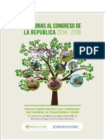 MEMORIAS AL CONGRESO 2014 2018