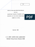 Art II Scope For M14 Manual (1968)