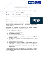 Nota de Regimen Interno #002 PDF