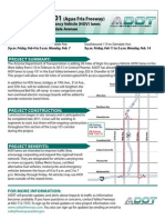 Loop 101 Glendale February 2011 Closures