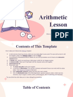 Arithmetic Lesson - by Slidesgo