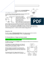 IGCSE Electricity: Cells and Batteries