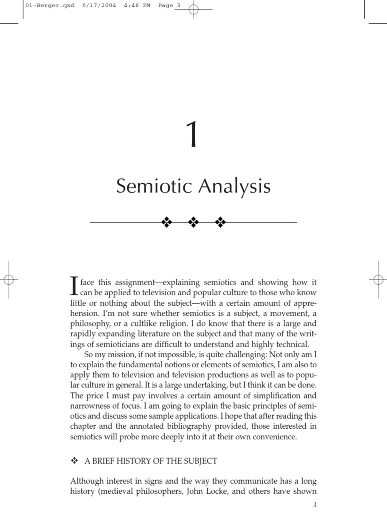 how to do a semiotic analysis