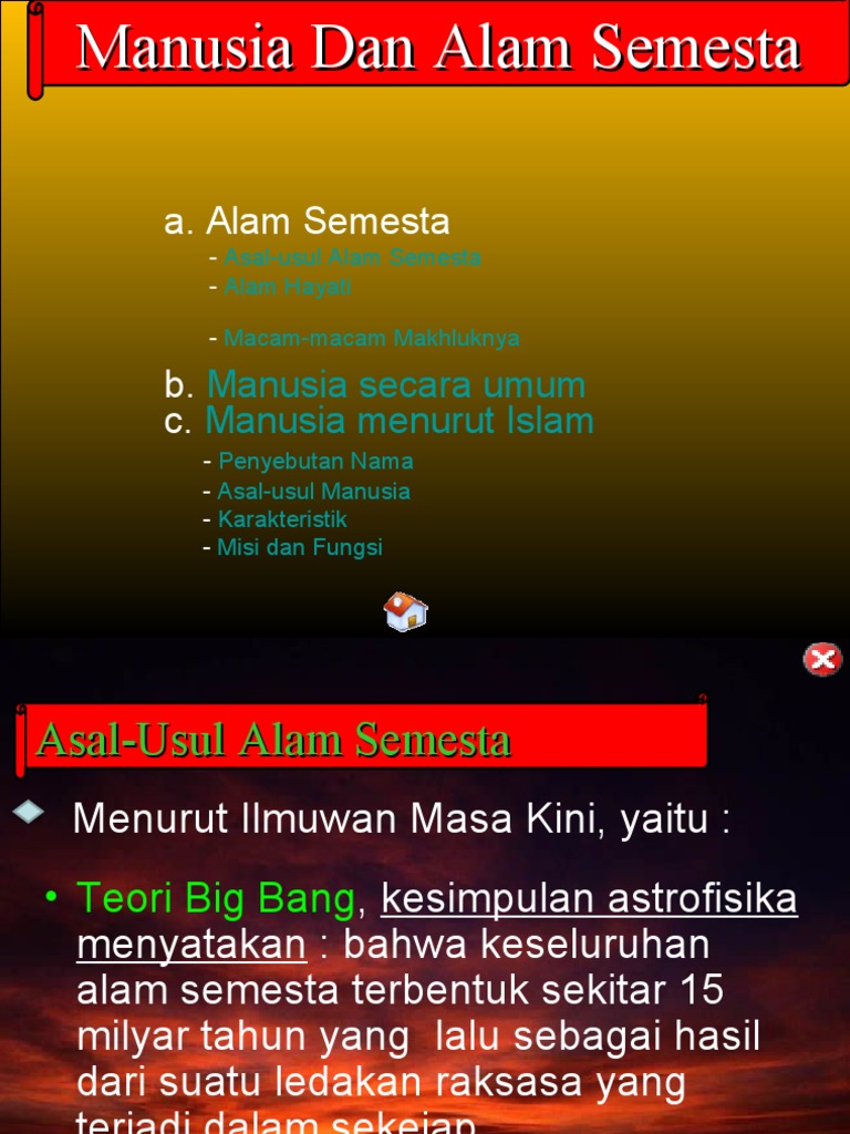 Asal Usul Alam Semesta dan Manusia dalam Islam | PDF