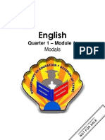 English 9 - Module1 - Modals PDF