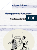 ميحرلا نمحرلا الله مسب Management Functions