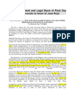 Chapter 2. Historical Context and Legal Basis of Rizal Day and Other Memorials in Honor of Jose Rizal