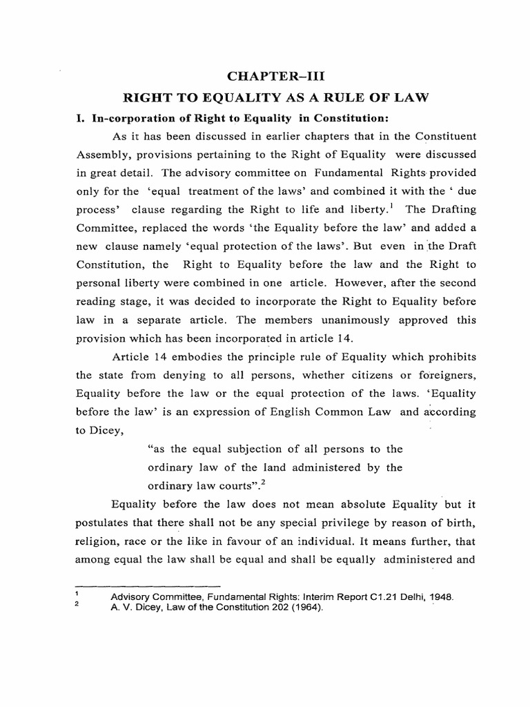 08 - Chapter 3 PDF | PDF | Equal Protection Clause | Fourteenth ...