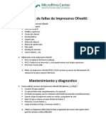 Instructivo de Fallas de Impresoras Olivetti - 17032015JB