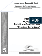 Integración de Agrupamientos Turísticos Competitivos. - Clusters Turísticos