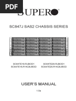 Sc847J Sas2 Chassis Series: User'S Manual