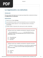 El Proceso Administrativo  Organización Pagina 4 Ejercicio