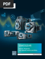 SIMOGEAR Geared Motors Datasheet | PDF | Equipment | Mechanical Engineering