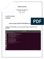 Computer Networks: Winter Semester 2019-2020 Slot: A1+Ta1 Lab: 51+52