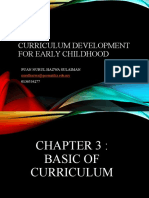 Chapter 3 Basic Curriculum
