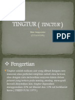 Tingtur (Tinctur)