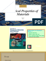 Electrical Properties of Materials: Chap 1