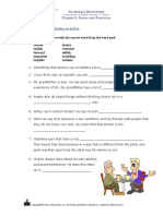 Worksheet 4.: Vocabulary Practice