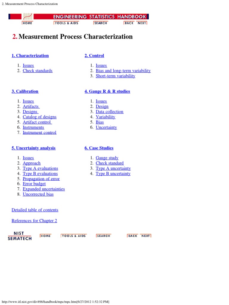 NIST Handbook PDF PDF Calibration Accuracy And Precision