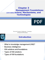 Knowledge Management Foundations: Infrastructure, Mechanisms, and Technologies