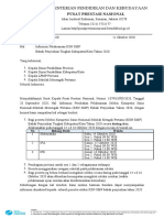 Surat Informasi Pelaksanaan KSN SMP Babak Penyisihan 1 2