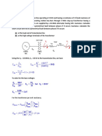 And Reactance of Is Connected To The Generating Station Bus-Bars Through 5 MVA Step-Up Transformer Having A