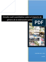 Estudio Cuali-Cuantitativo Sobre El Impacto de Género de La Telenovela Loma Verde