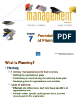 Foundation of Planning/management