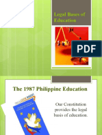 Teaching Prof 4 Legal Basis of Educ
