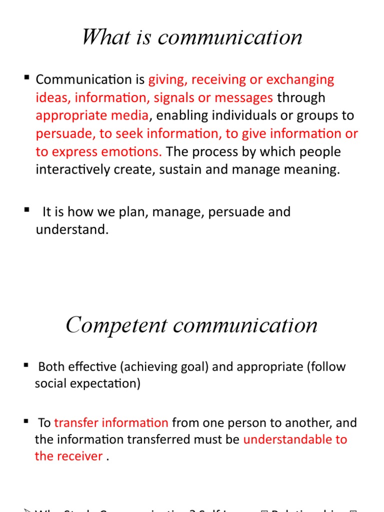 Understanding Effective Communication | PDF | Communication | Cognition