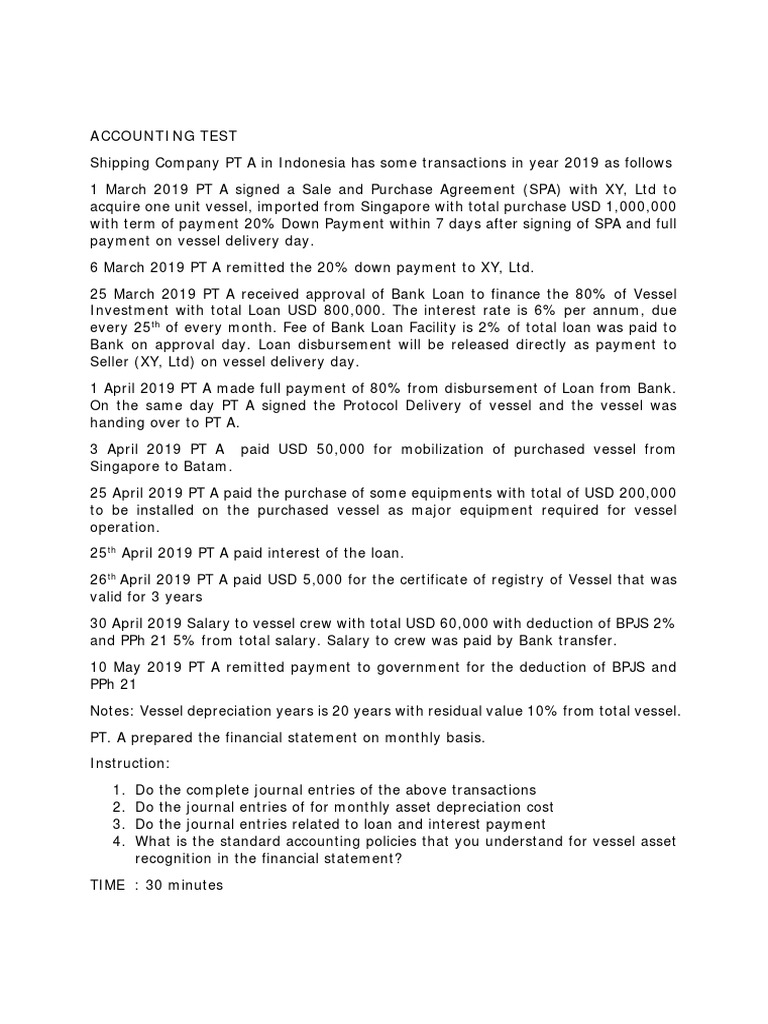 Acc Test | PDF