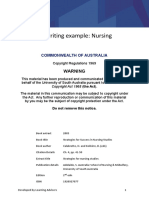 Reflective Tasks Example - Nursing - Sept - 2017 PDF