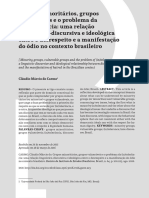 5 - Grupos Minoritário, Grupos Vulneráveis e o Problema Da (In) Tolerância PDF